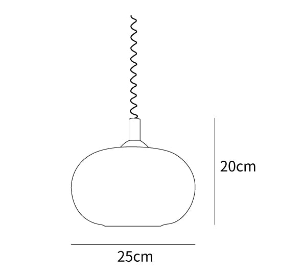 Colorful Macaron Spring Pendant Light with Adjustable Height