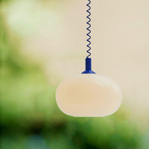 Colorful Macaron Spring Pendant Light with Adjustable Height