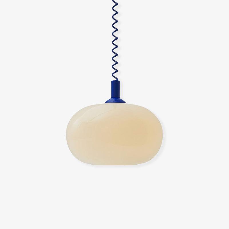 Colorful Macaron Spring Pendant Light with Adjustable Height